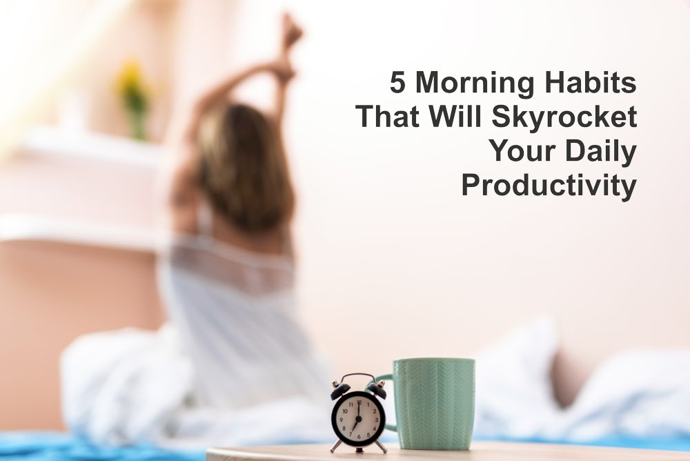 A focused person journaling with a cup of coffee during a peaceful morning routine