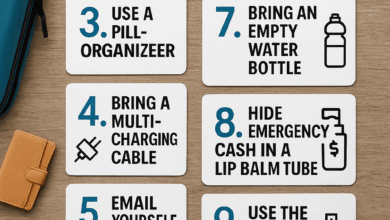 Handy travel hacks for packing and saving money on a trip