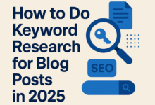 Keyword Research for Blog Posts