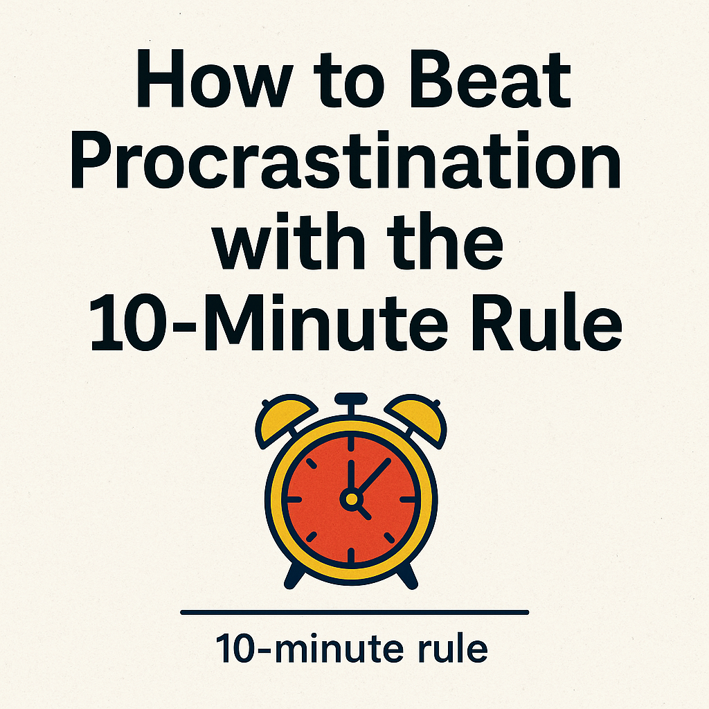 Beat Procrastination with the 10-Minute Rule