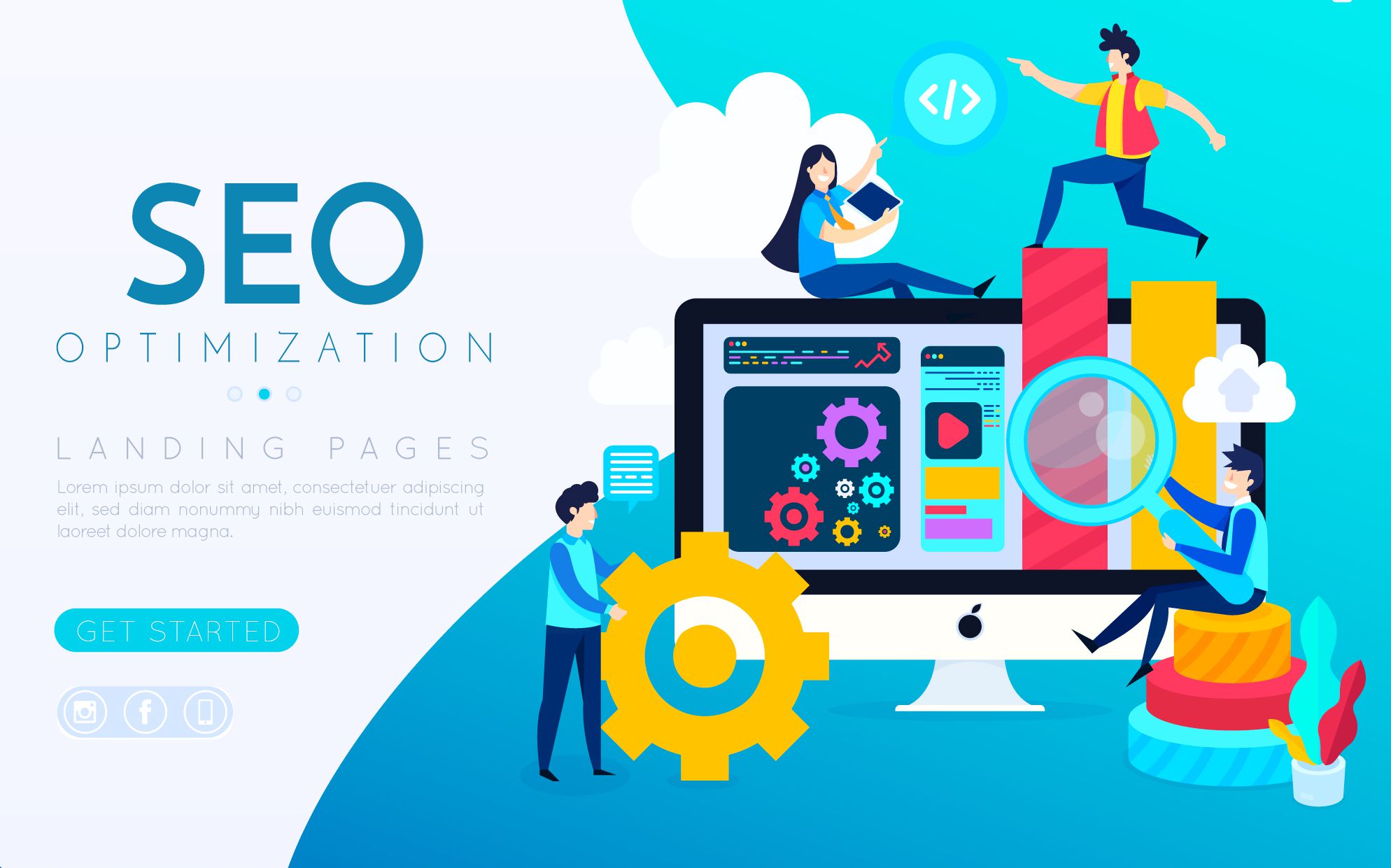 Graph showing increase in blog traffic after SEO optimization