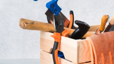 Tools and household items used in DIY home hacks